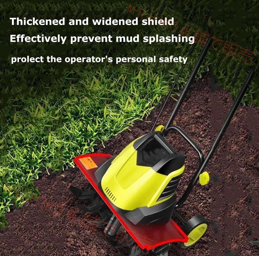 充電式耕うん機 電動園芸耕うん機 耕運機 回転式耕運機 回転式耕運機 作業幅36cm 深さ22cm 電子ブレーキ 折りたたみ式ハンドル 芝生 庭 畑の土壌栽培用 2A