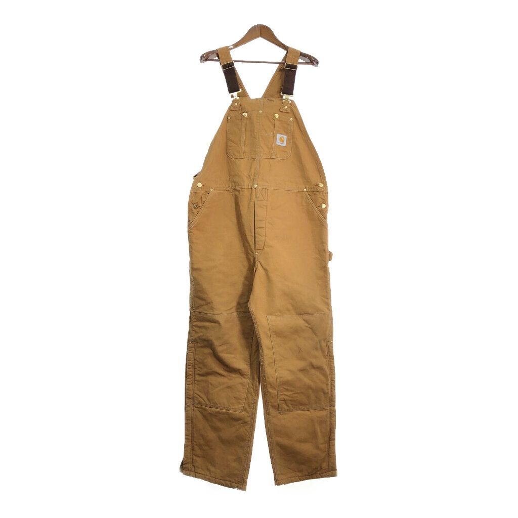 90年代 USA製 Carhartt カーハート ダック ダブルニー ビブ