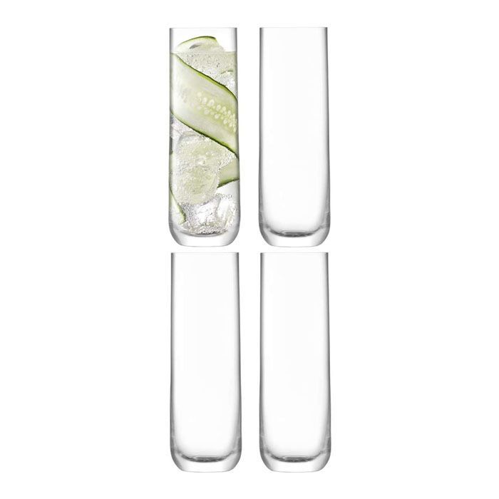 ハイボール ビールグラス ピルスナー クリア LSA Borough Highball LBG04 G1617-15-301 4個セット 高さ18.5cm 420ml