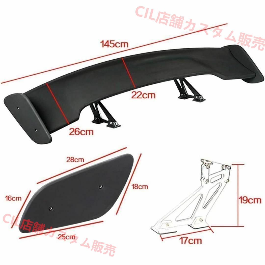 新品 ホンダ シビック FK7 FK8 タイプR 軽量 3D GTウイング リア
