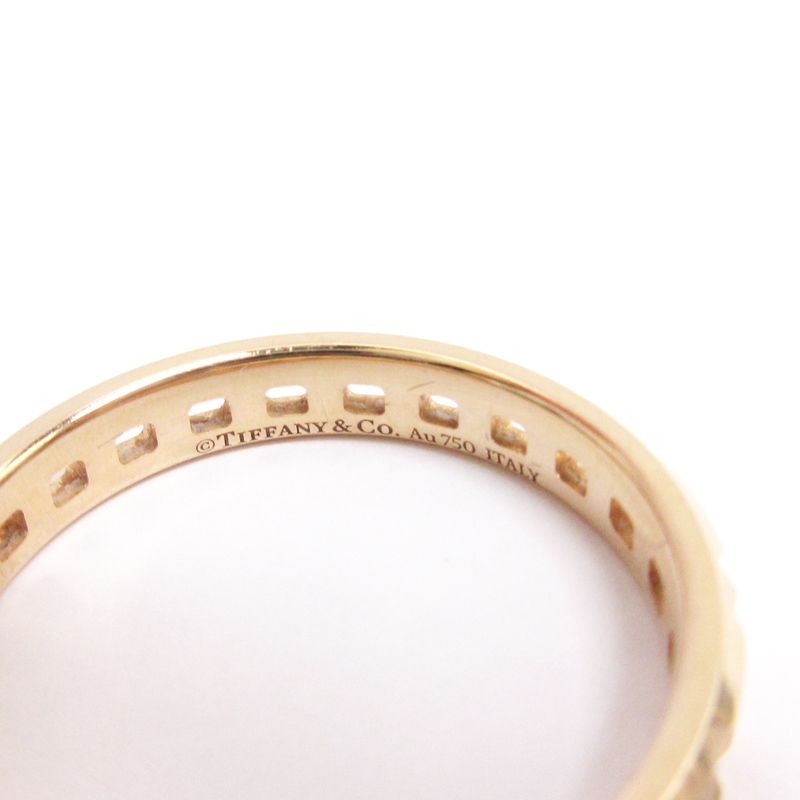 ティファニー TIFFANY & CO. Tトゥルー ナロー リング 指輪 K18 750