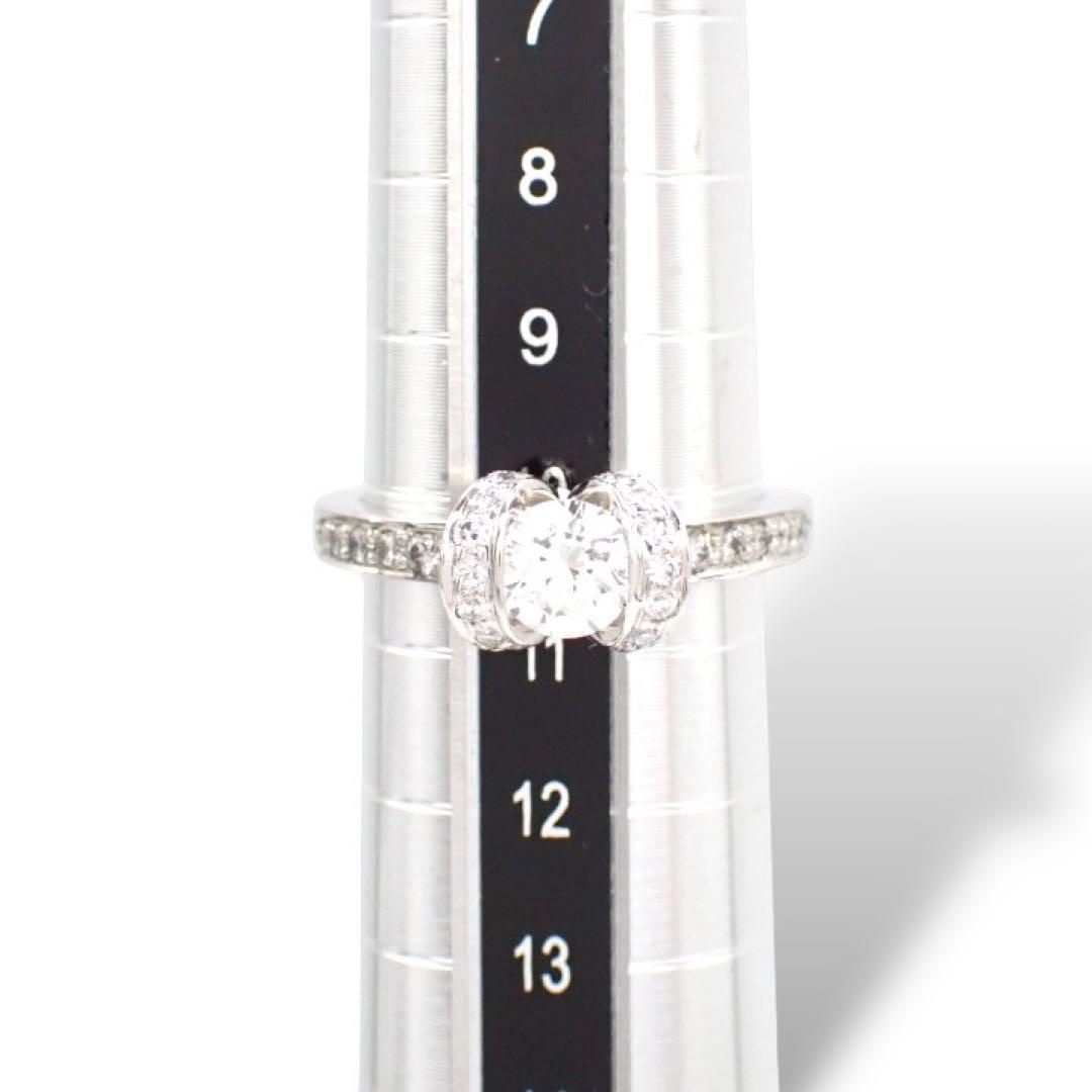 ティファニー 0.46ct 10号 ダイヤ リボン リング Pt950 3666 - メルカリ