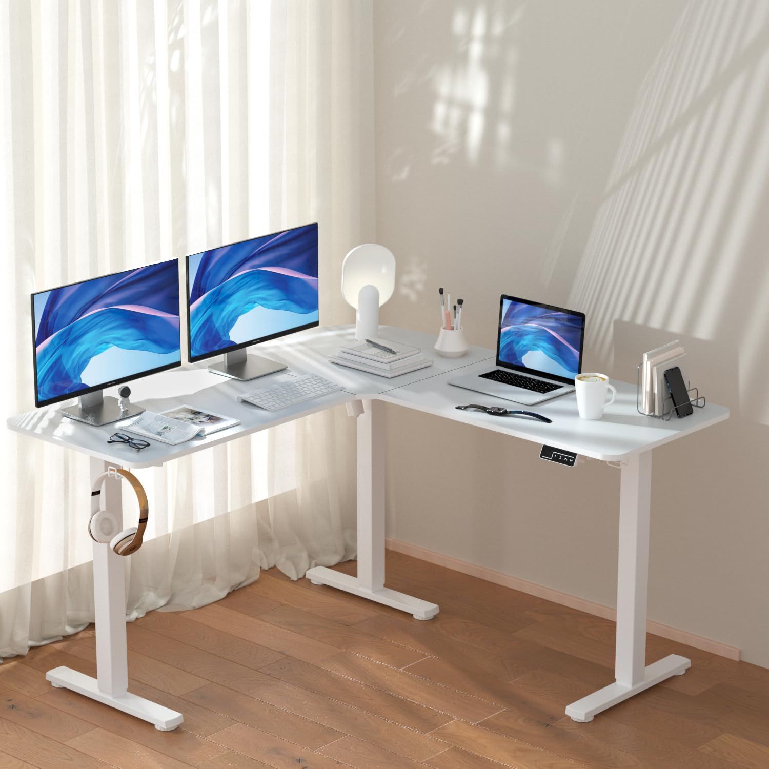 高さ調整パソコンデスク