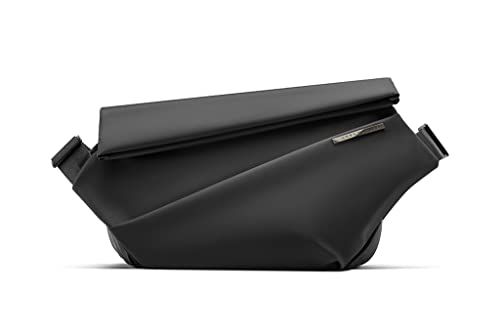 送料無料 NIID クロスボディバッグ 防水 ショルダーバッグ 斜めがけ スリングバッグ メッセンジャーバッグ カメラバッグ ブラック