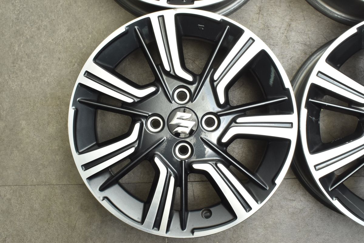 送料無料】スズキ ソリオ バンディット 純正 15in 5J +45 PCD100 4本