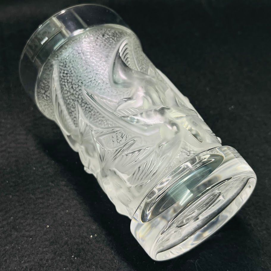 LALIQUE ラリック 燕 ツバメ イロンデル ブックエンド