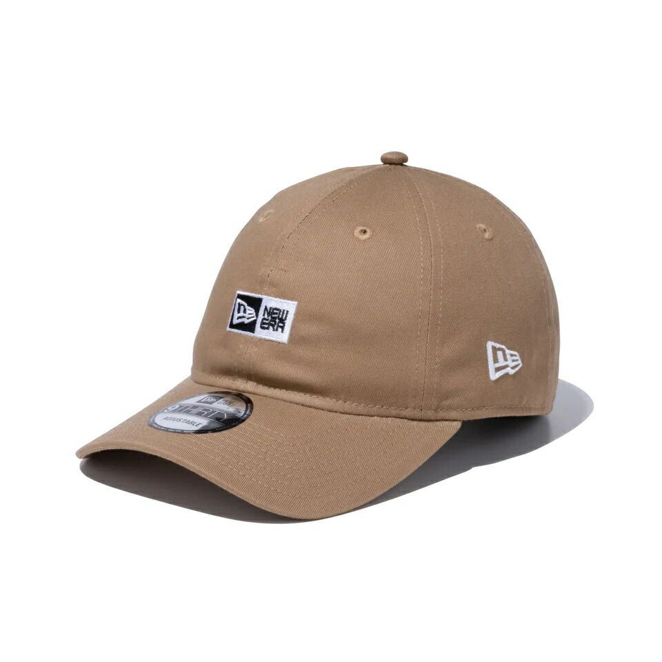 ニューエラ 帽子 メンズ レディース キャップ ボックスロゴ NEWERA 9THIRTY ノンウォッシュコットン ロゴキャップ フリーサイズ カーキ  × ホワイト 【MB】 - メルカリ