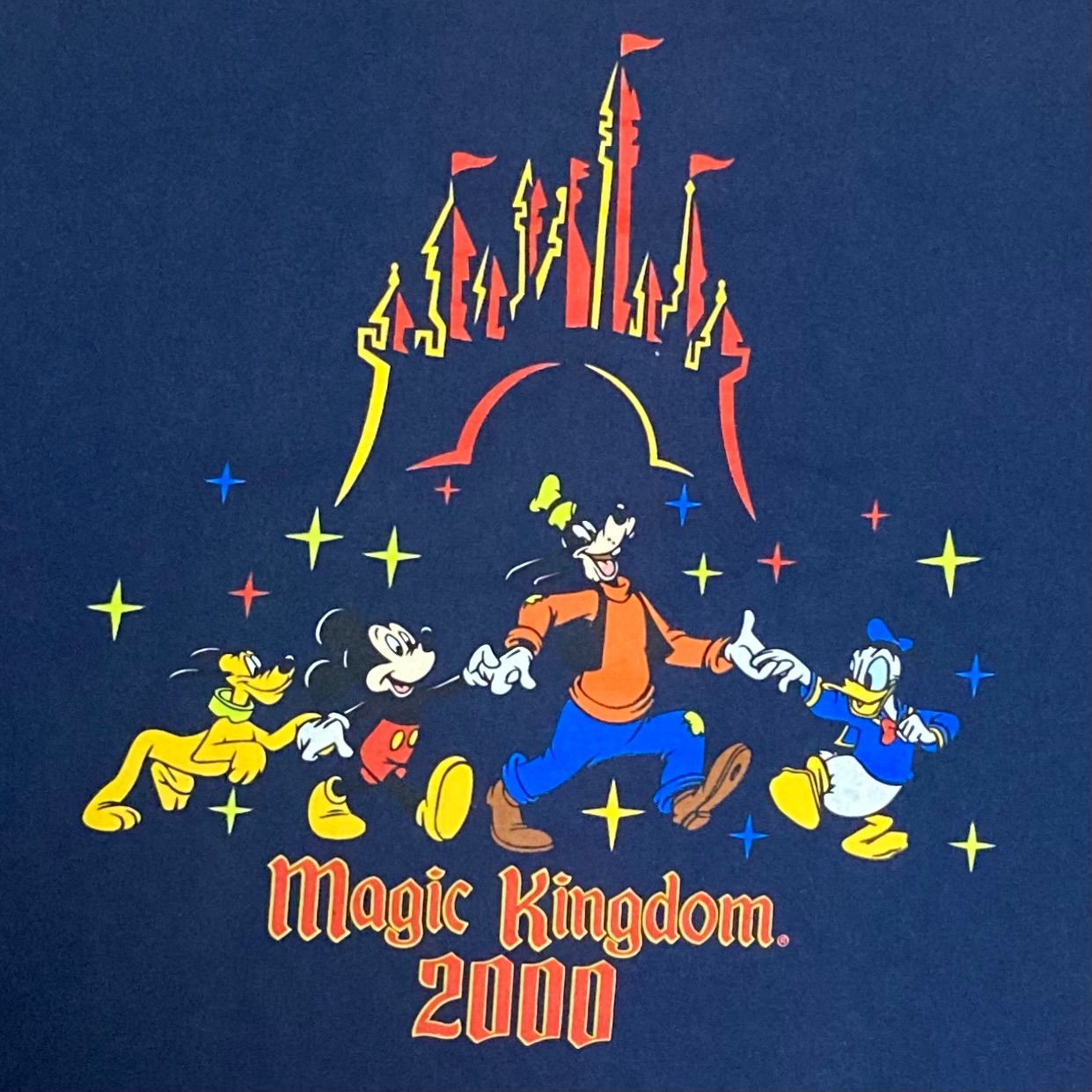 古着 DISNEY World Magic Kingdom 2000 ディズニー Mickey Mouse Walt