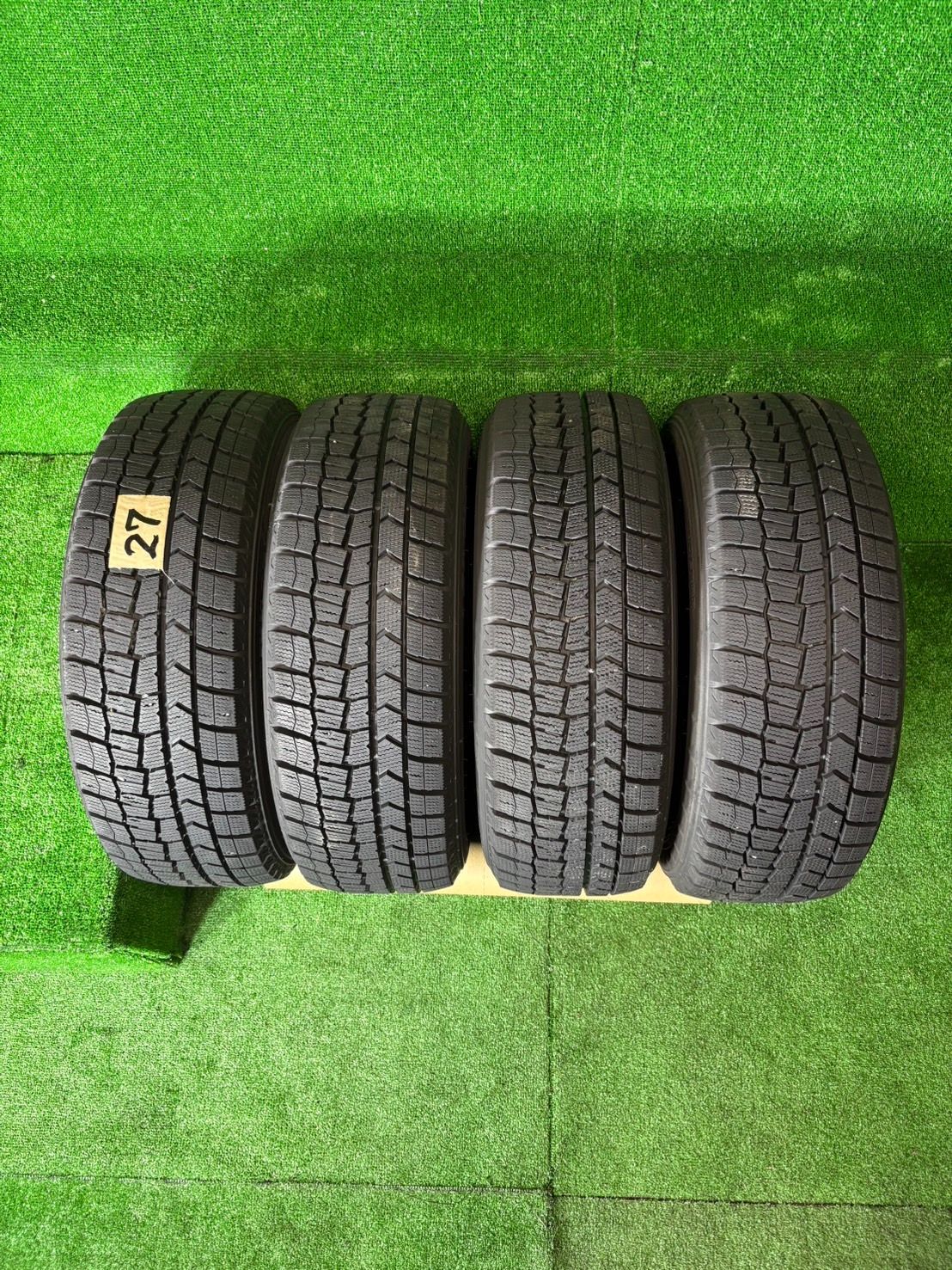 車 185/55R15 DUNLOP WINTER MAXX WM02 スタッドレス 4本セット 溝高 