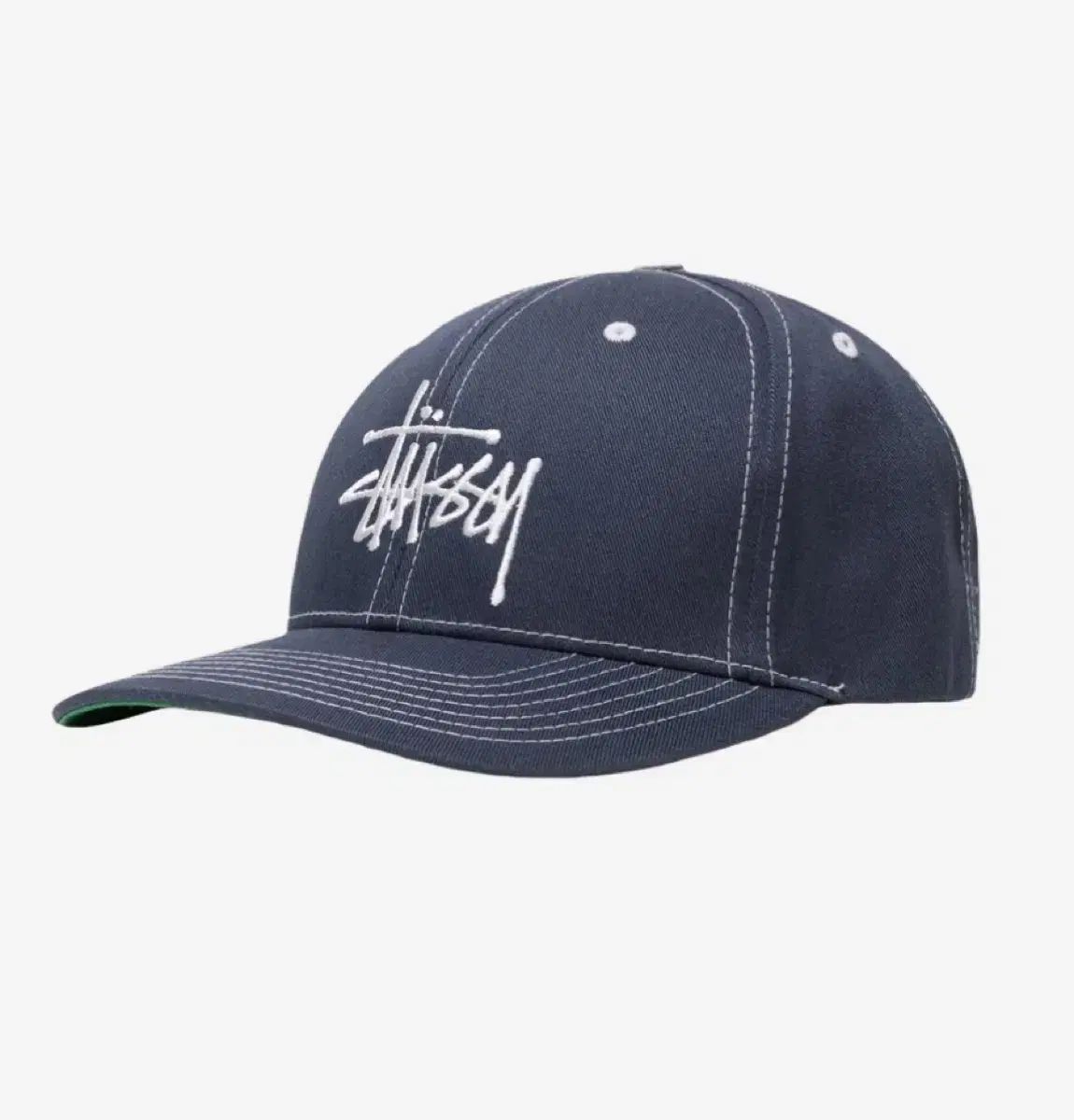 新品 STUSSY(ステューシー) 帽子 (ベーシック) 構造化された ロー プロキャップ) ネイビー