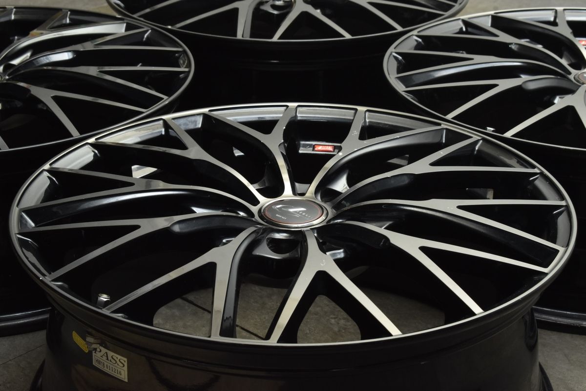 程度良好品】WEDS LEONIS レオニス MX 18in 7J +53 PCD114.3 4本セット 