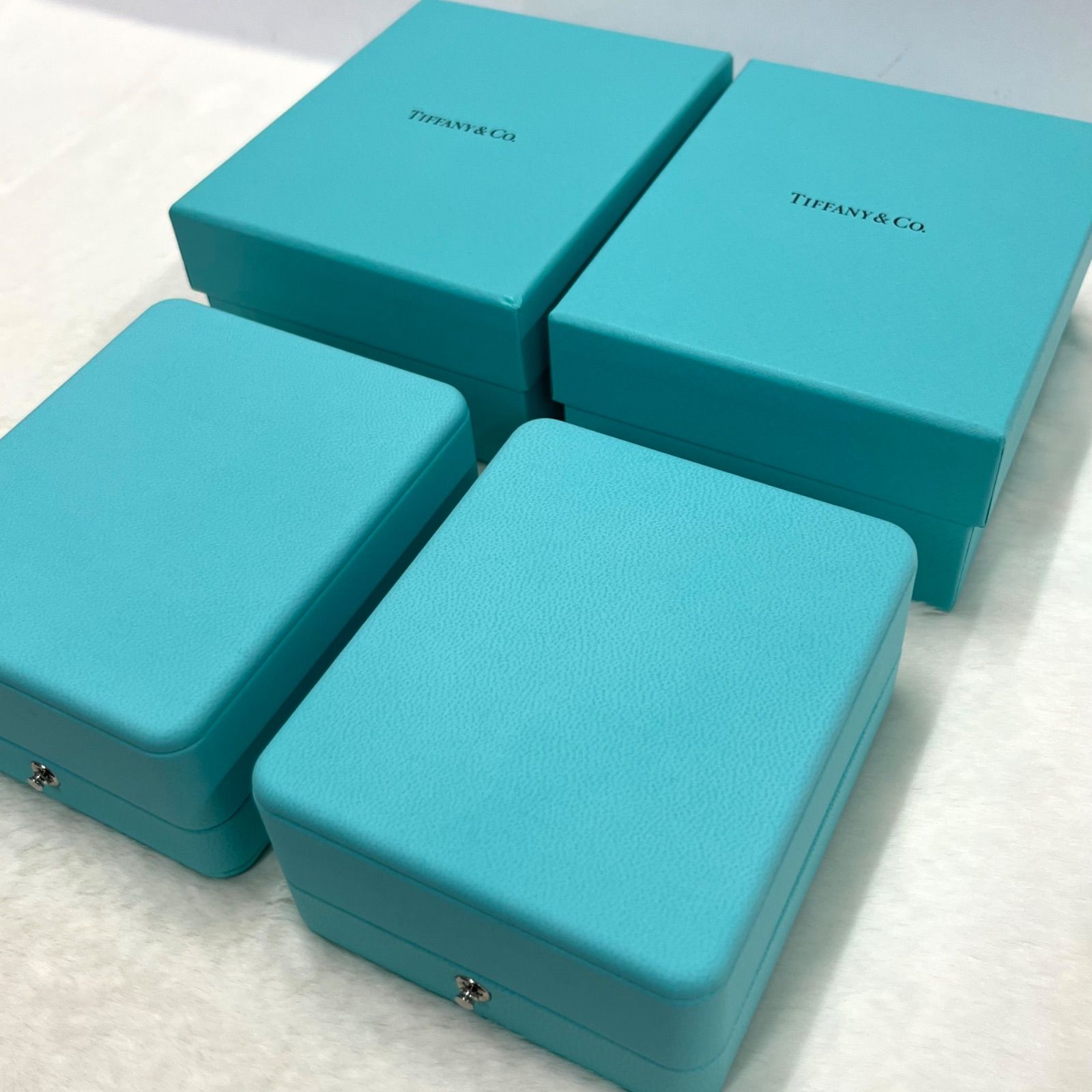 中敷無し】ティファニー ネックレス ケース 空箱 現行品 2個セット