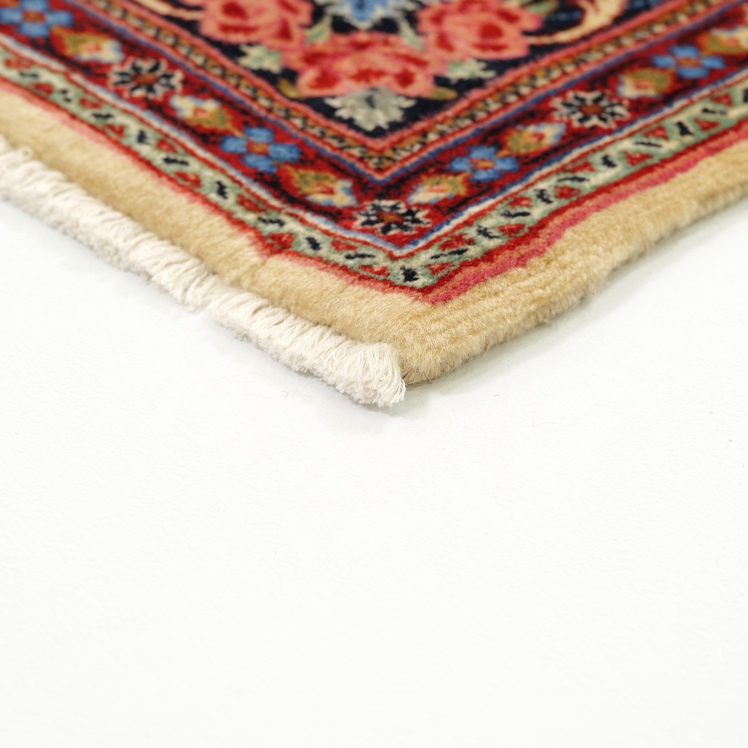 ペルシャ絨毯・セミアンティーク ラグ 1970年代 草花文様 ペルシャ絨毯