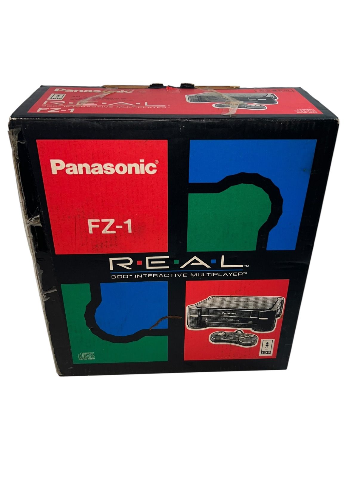 美品 Panasonic/パナソニック 3DO REAL リアル FZ-10 一式　箱付き　　J-2236 3DO REAL FZ-1 本体、コントローラー２個動作確認済み 本体美品