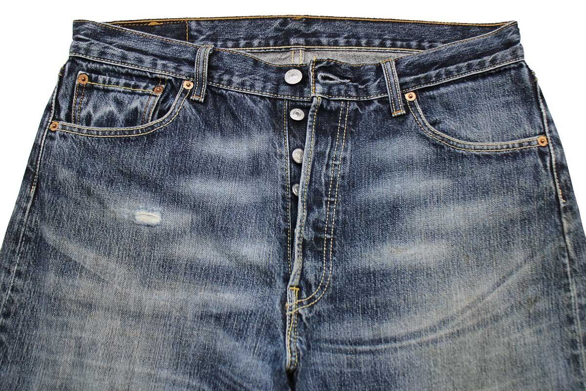 【00s】Levi's 501 最終USA製 Y2K 濃いめ W34 22 00s Levi's 501XX USA製 BIGE 復刻 1947年モデル 47501-9124