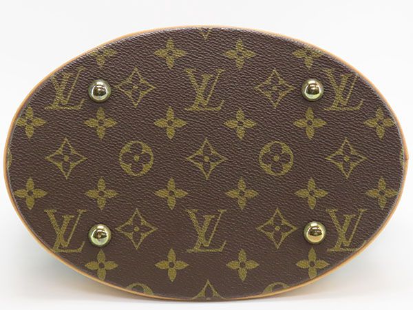 【ほぼ新品】ルイヴィトン　LOUIS VUITTON　モノグラム　プチ バケットPM　バケツ型　トートバッグ　ハンドバッグ　ショルダーバッグ　ポーチ付き　ダークブラウン　M42238