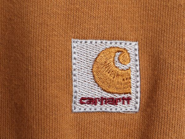 【お得なクーポン配布中!】 US企画 カーハート ヘビーウェイト スウェット メンズ XL / 古着 CARHARTT ワーク トレーナー スエット 裏起毛 ワンポイント 大きいサイズ