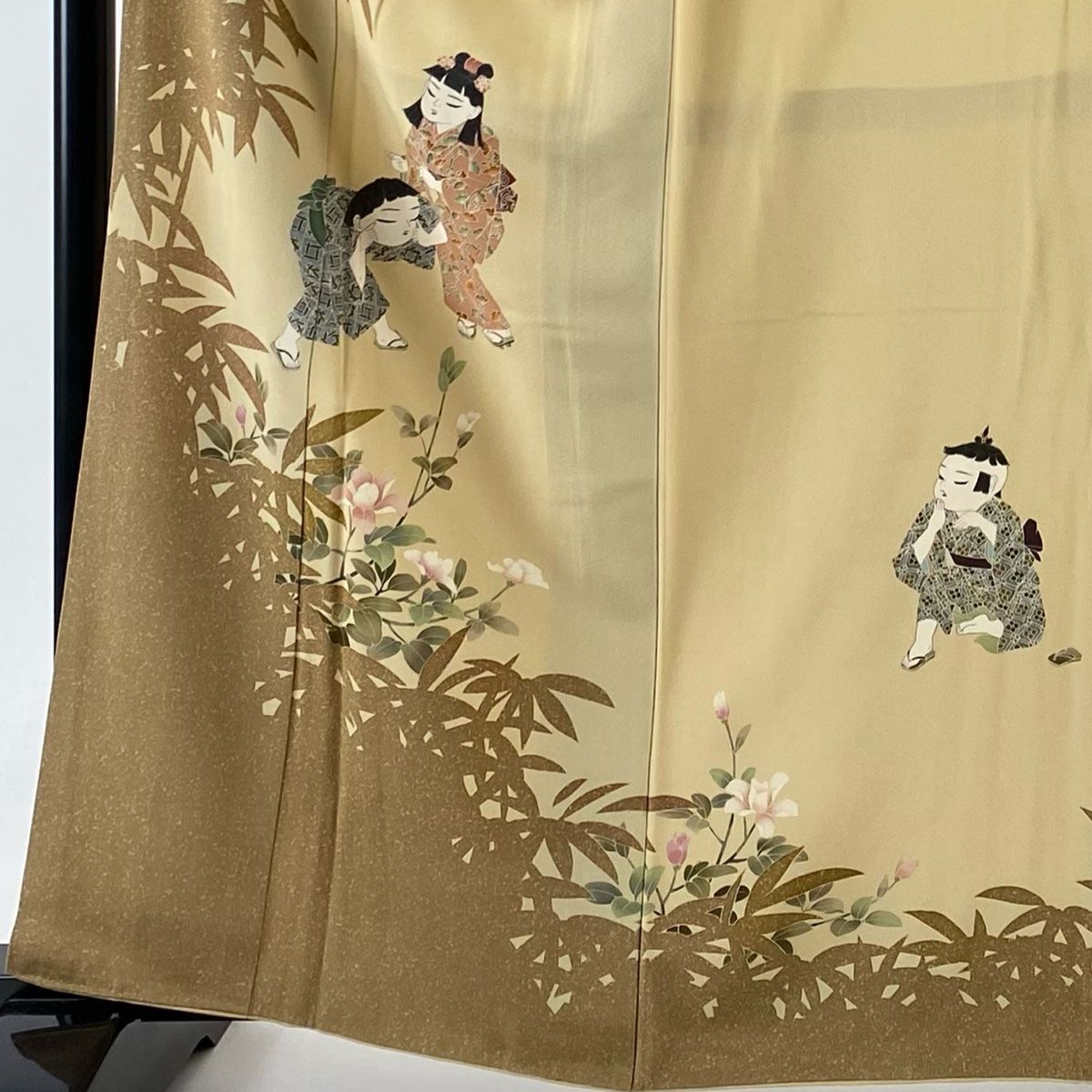 色無地 身丈162cm 裄丈66.5cm 正絹 美品 秀品 色無地 身丈