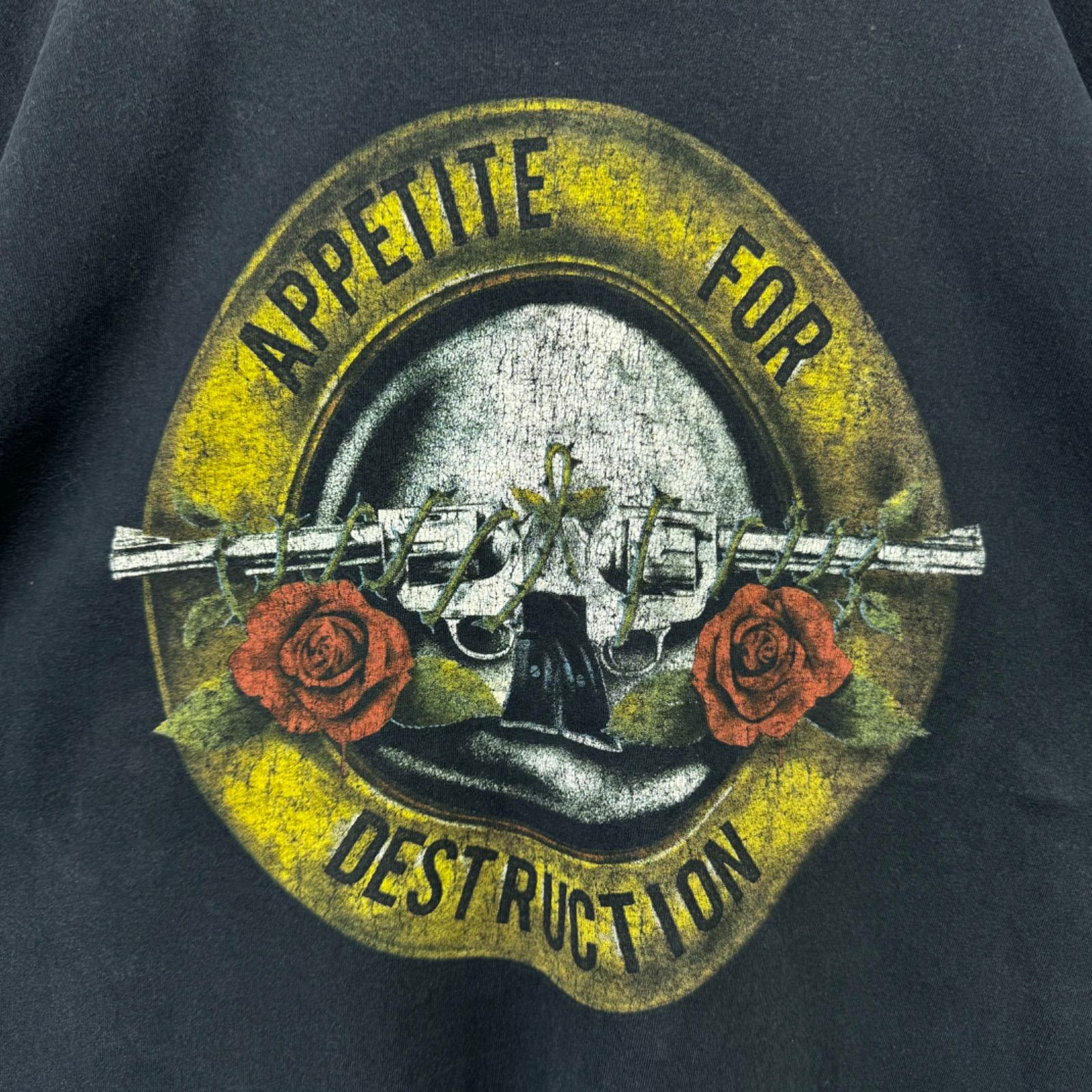 XXL GUNS N ROSES ガンズアンドローゼズ APPETITE FOR DESTRUCTION Tシャツ ハードロック ヘビーメタル パンク バンT バンドT 音楽T ミュージックT 古着