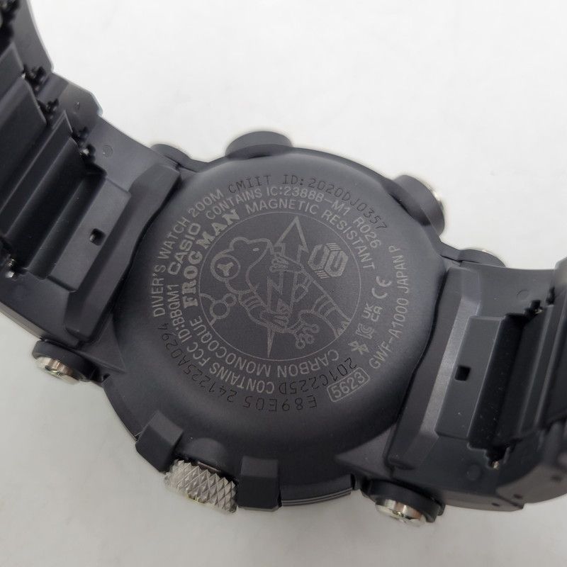 中古品】G-SHOCK ジーショック MASTER OF G-SEA FROGMAN GWF-A1000C 