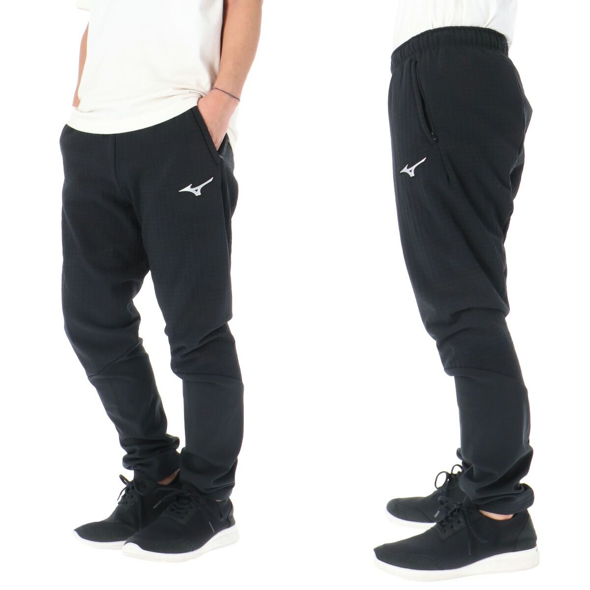 2025品質保証新品! ミズノ ジャージ上下 テックシールド ジャージ 上下 セットアップ メンズ ブランド Mizuno フルジップ 裏起毛 防風 はっ水 撥水 ストレッチ 黒 ハイブリッド トラックスーツ 32MCC530 上下セット 大きいサイズ 有 スポーツウェア 品質も絶対に保証！