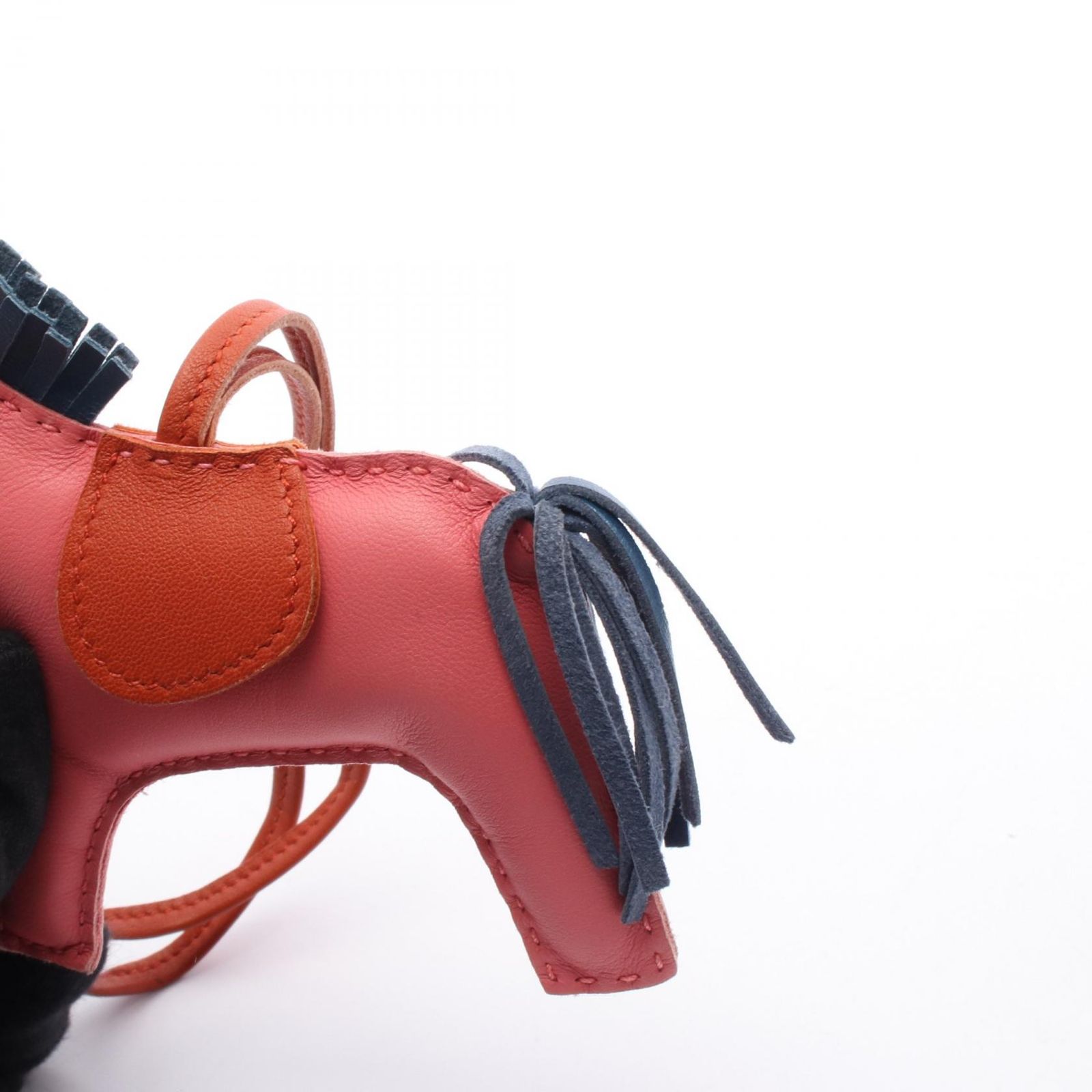 エルメス HERMES チャーム ロデオMM ローズアザレ/カーネリアン/ブルー  