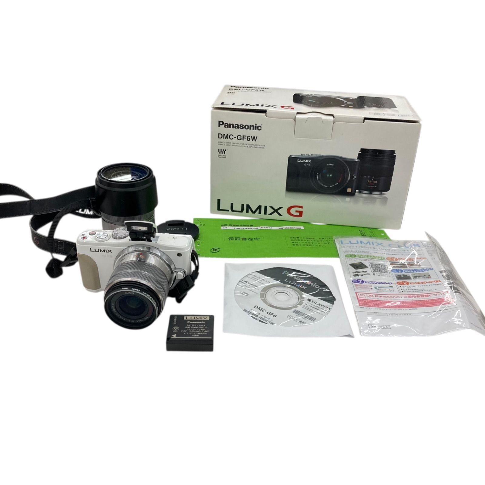 186000 現状品 Panasonic デジタルカメラ DOUBLE ZOOM LENSKIT DMC-GF6W