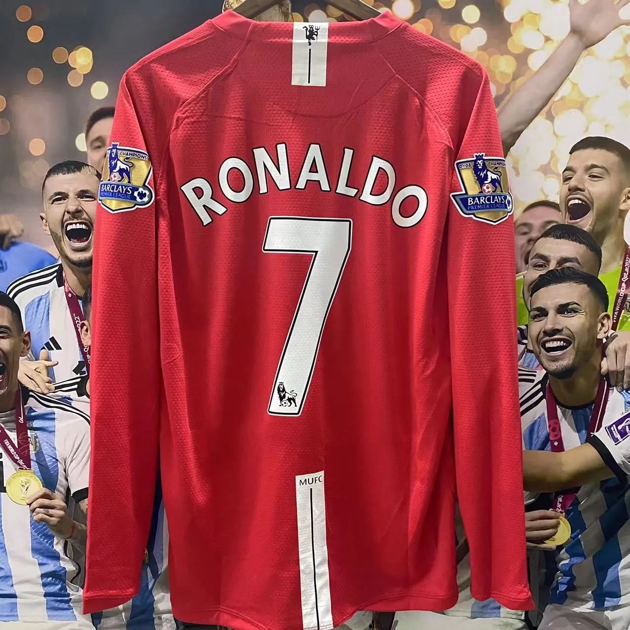 サッカー マンチェスターユナイテッド ロナウド ユニフォーム 長袖