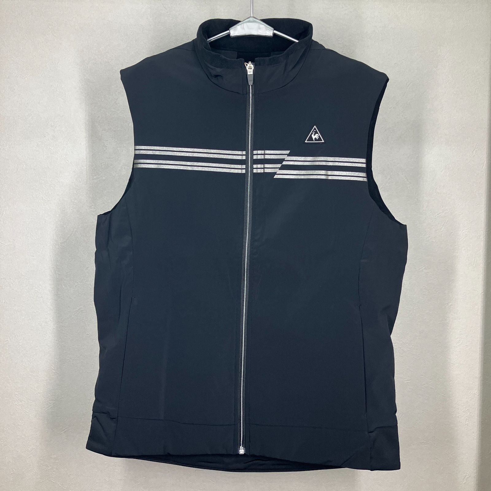 ルコック le coq sportif GOLF 中綿 ジップベスト 白　青　S ルコック le coq sportif GOLF 中綿 ジップベスト 白 青 S le coq