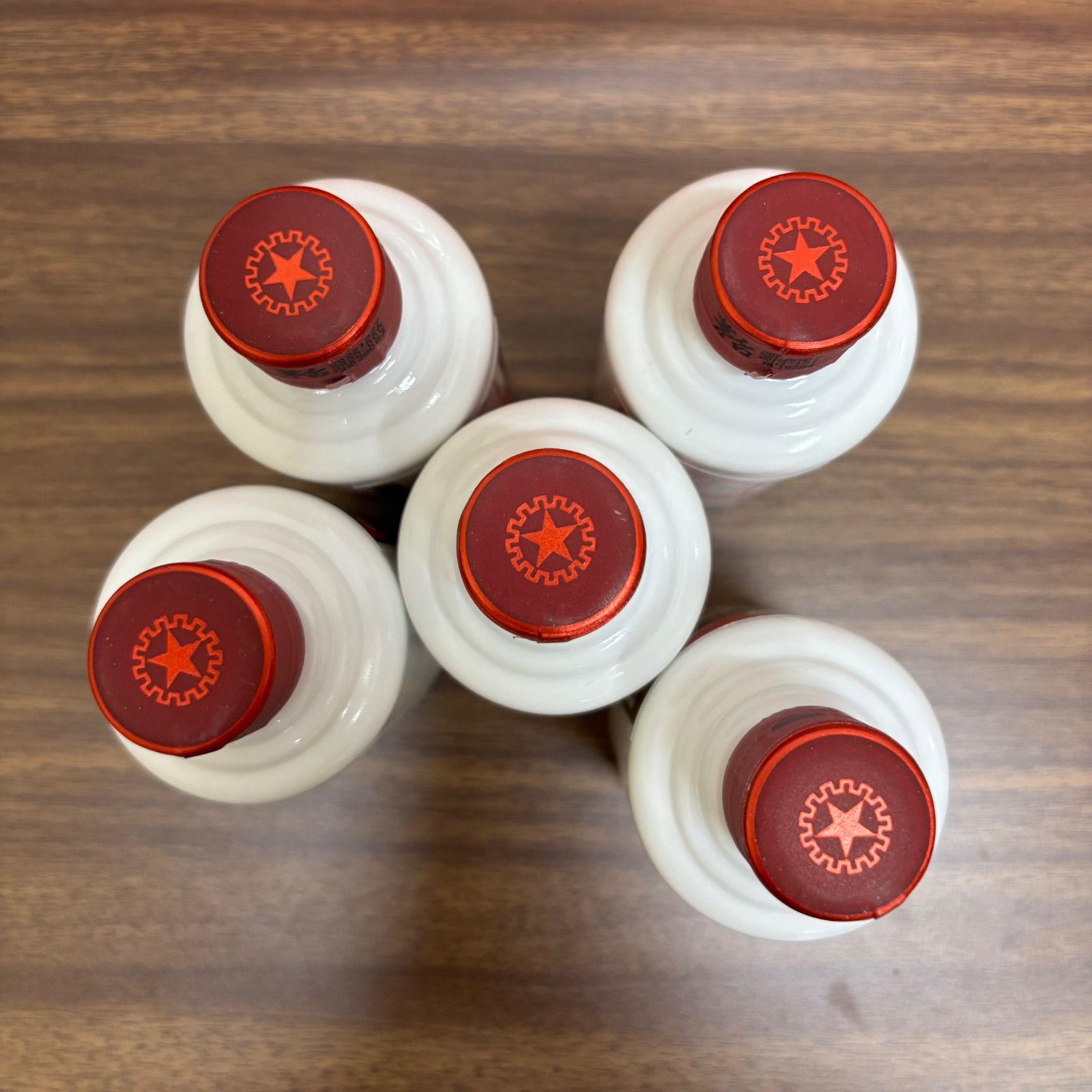 お値下げ♡　茅台酒　限定品！天女ラベルミニ瓶100ml×5本　53% ◎【未開封保管品】茅台酒 限定品！天女ラベルミニ瓶100ml×5本