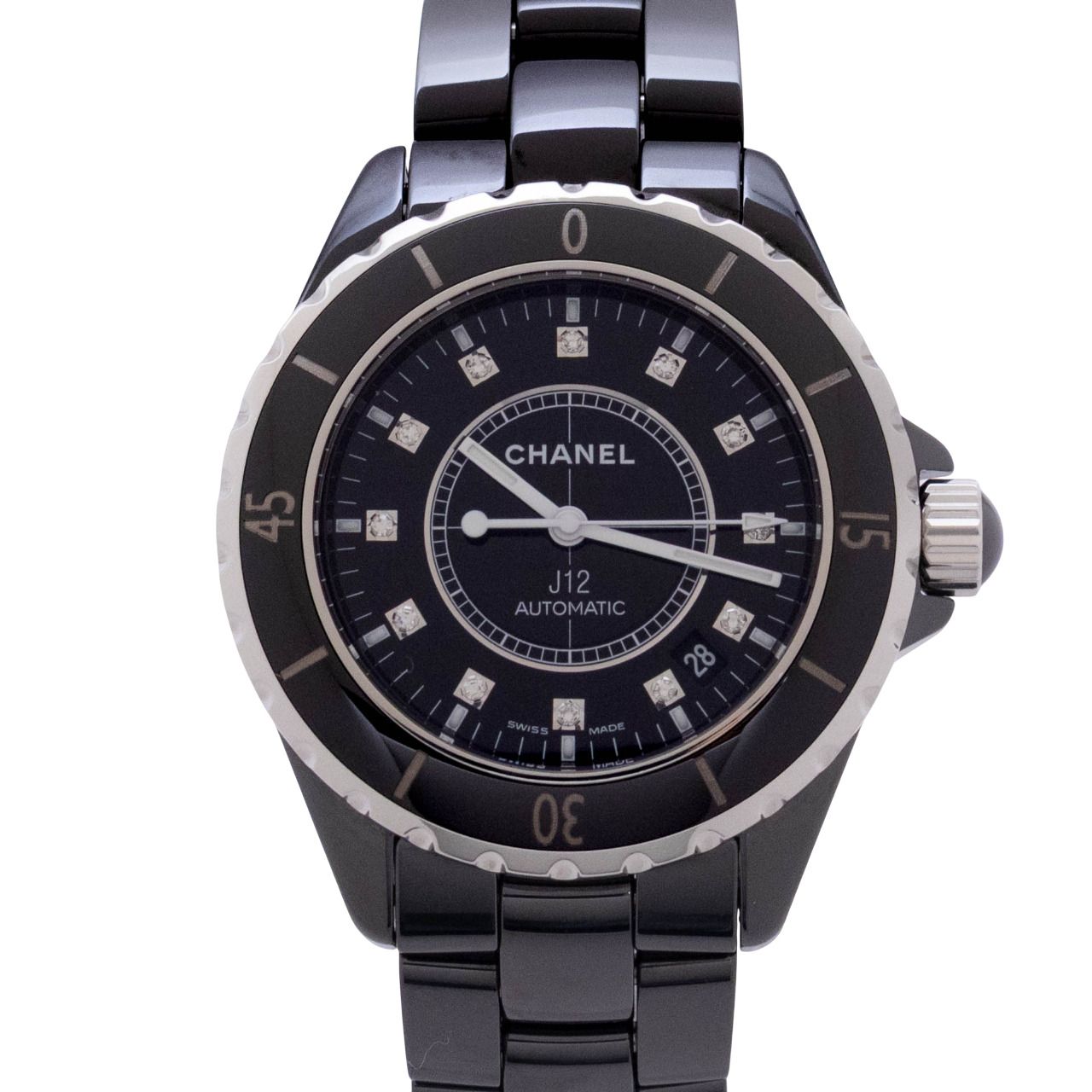 シャネル CHANEL J12 H1626 CHANEL J12 自動巻き 腕時計 メンズ ユニセックス メンズ 自動巻き時計 黒