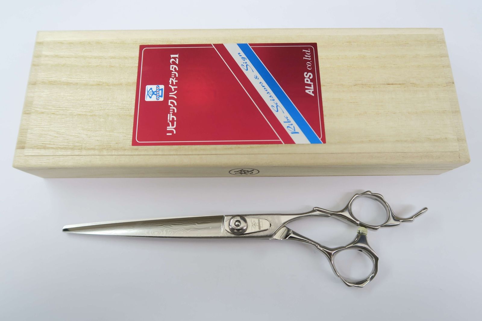 Bランク アルプス株式会社 リビテックハイネッタ21 ダマスカス302Dセニング 美容師・理容師 6.0インチ 右利き 中古:G-1127 Bランクアルプス株式会社 リビテックハイネッタ21 Z-80RSS シザー