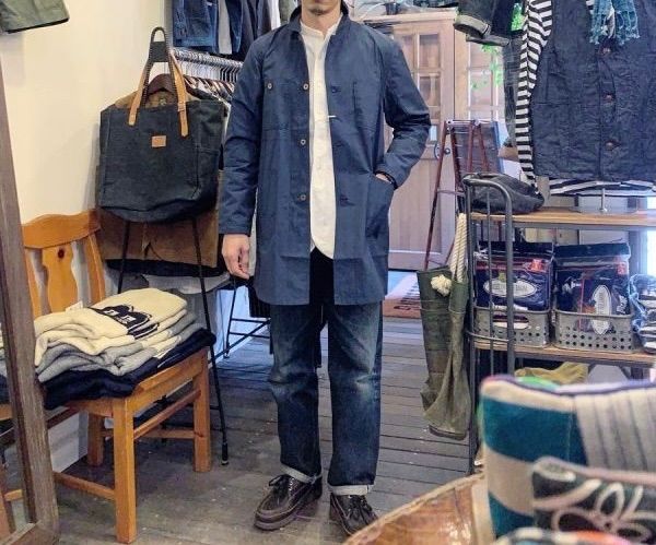 five 新品未使用品　FIVE BROTHER / ナイロンエンジニアコート ネイビー　Mサイズ brother コートの通販