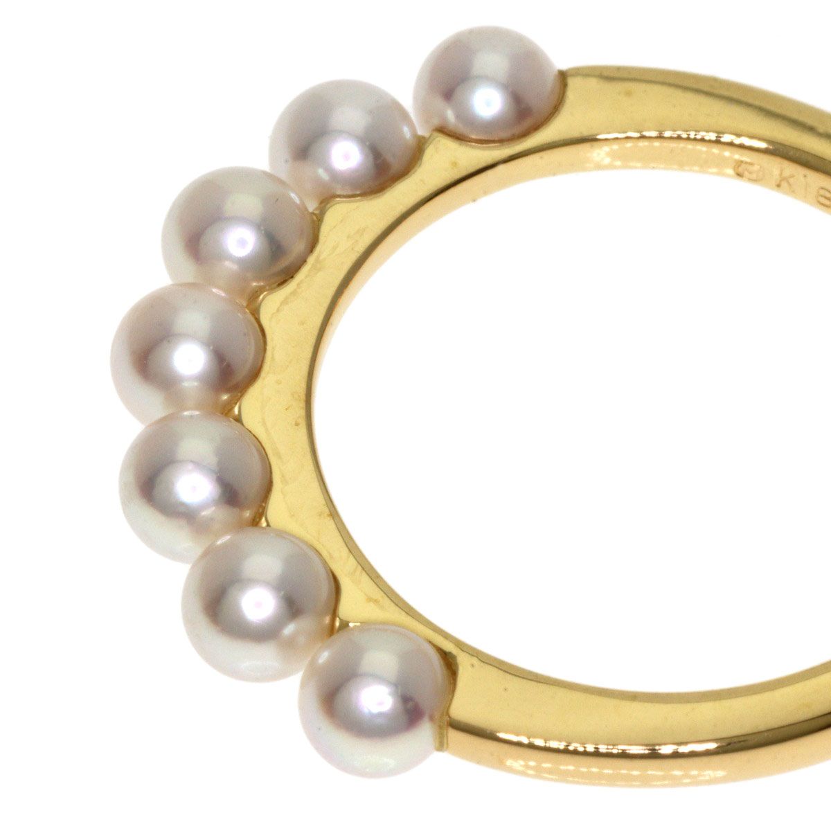 MIKIMOTO ミキモト ベビーパール 真珠 リング・指輪 K18YG レディース