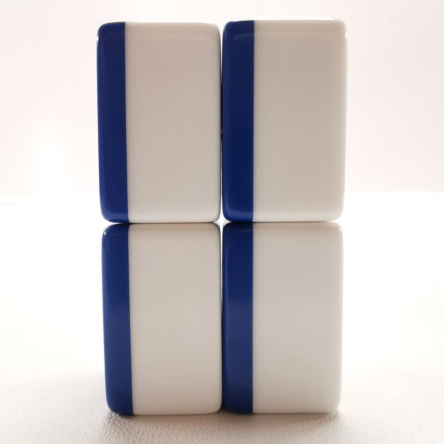 麻雀牌 自動卓 アモス コングバトルフォー 26mm×19.5mm×厚16mm 青 8