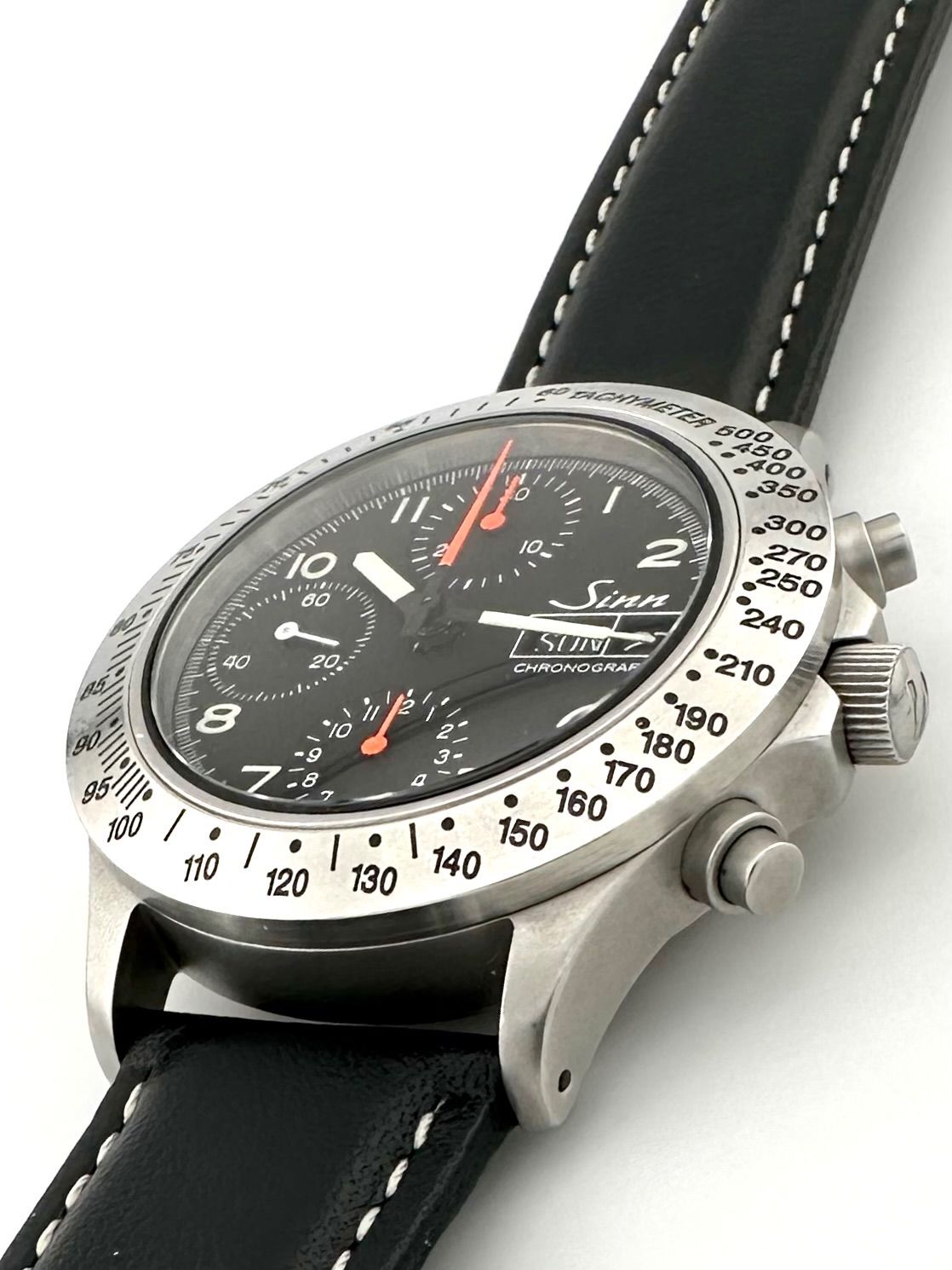 SINN 256.ST クロノグラフ デイデイト 自動巻き時計 ジン - メルカリ