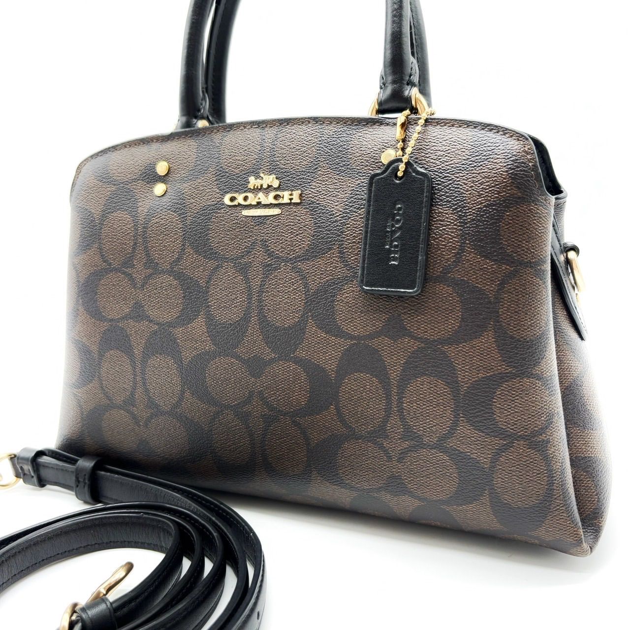 ✨良品✨ COACH コーチ 2way ショルダーバッグ トートバッグ リリー