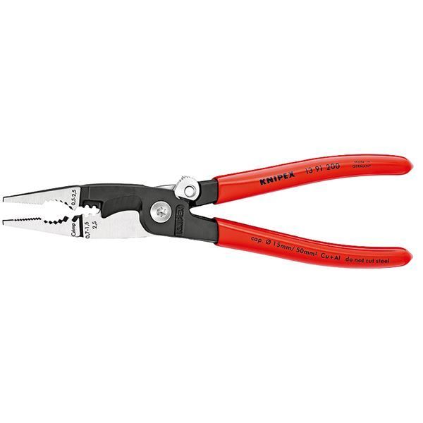 クニペックス KNIPEX 1391-200 エレクトロプライヤー オープン