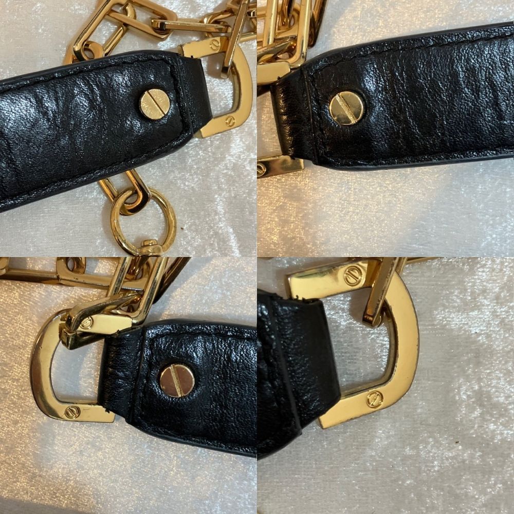 トリーバーチ TORY BURCH ゴールドロゴモチーフ レザーチェーン 