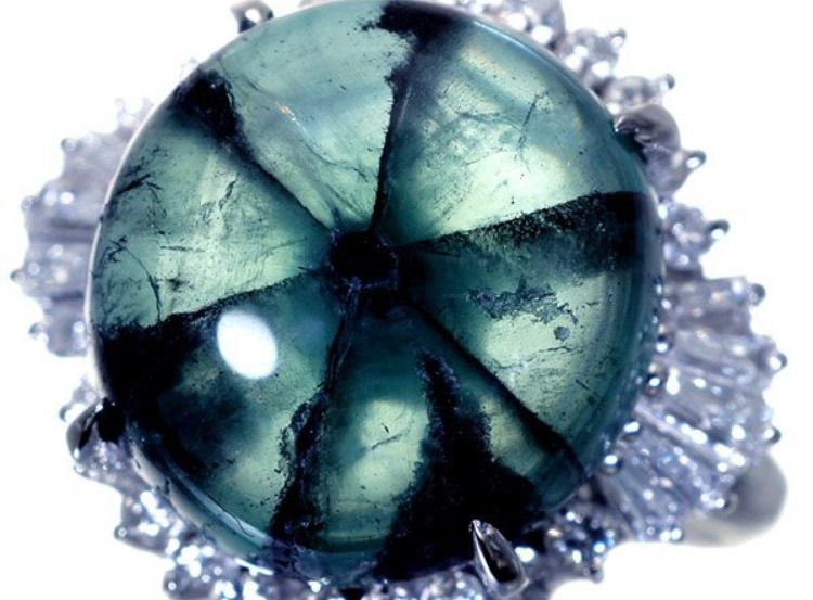 ジュエリー 上品 超特大 上天然トラピッチェエメラルド12.255ct＆ダイヤ0.78ct 超 Pt900リング h7299vol