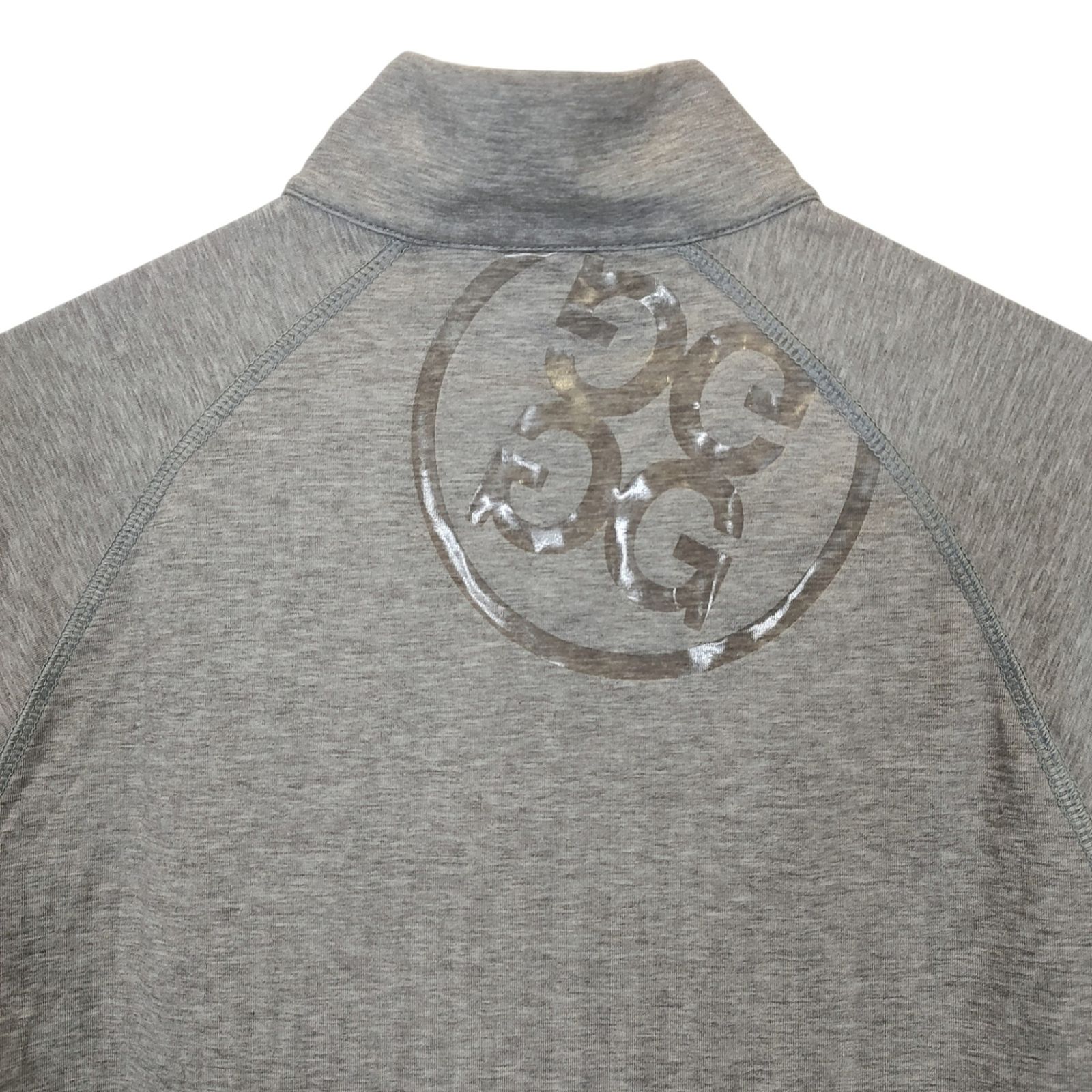 G/FORE ジーフォア XLサイズ モックネックT-シャツ ライトグレー G