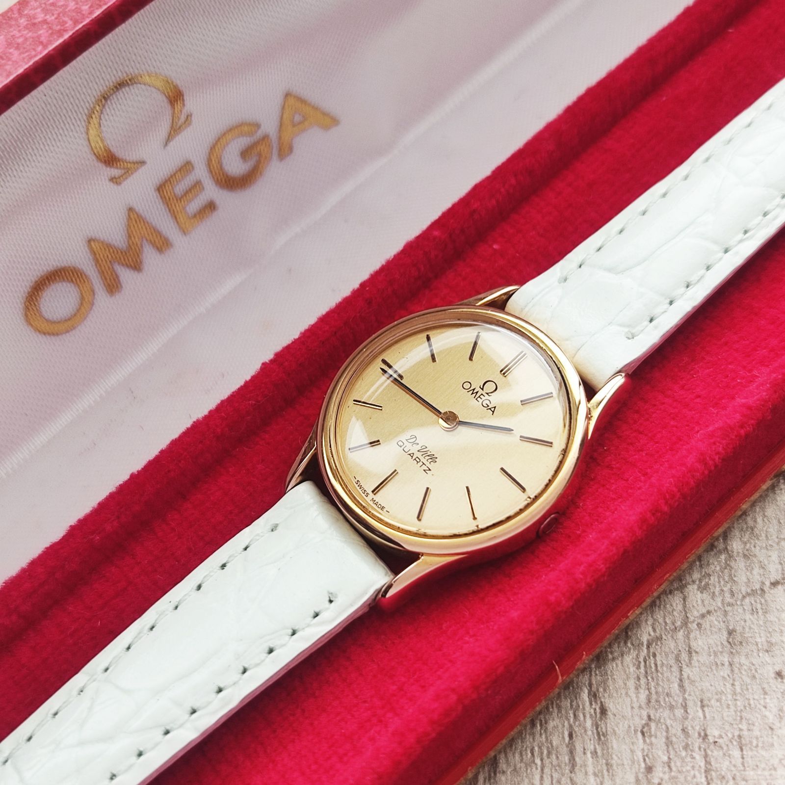 保証付 OMEGA オメガ デ・ヴィル 1970年製 レディース 腕時計-