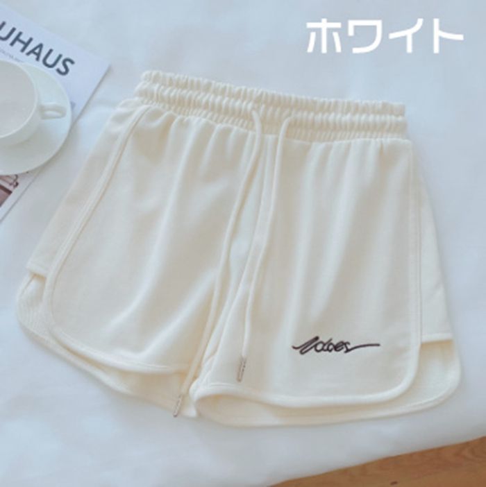 ショートパンツ 夏 新作 レディース ルームパンツ ハイウエスト