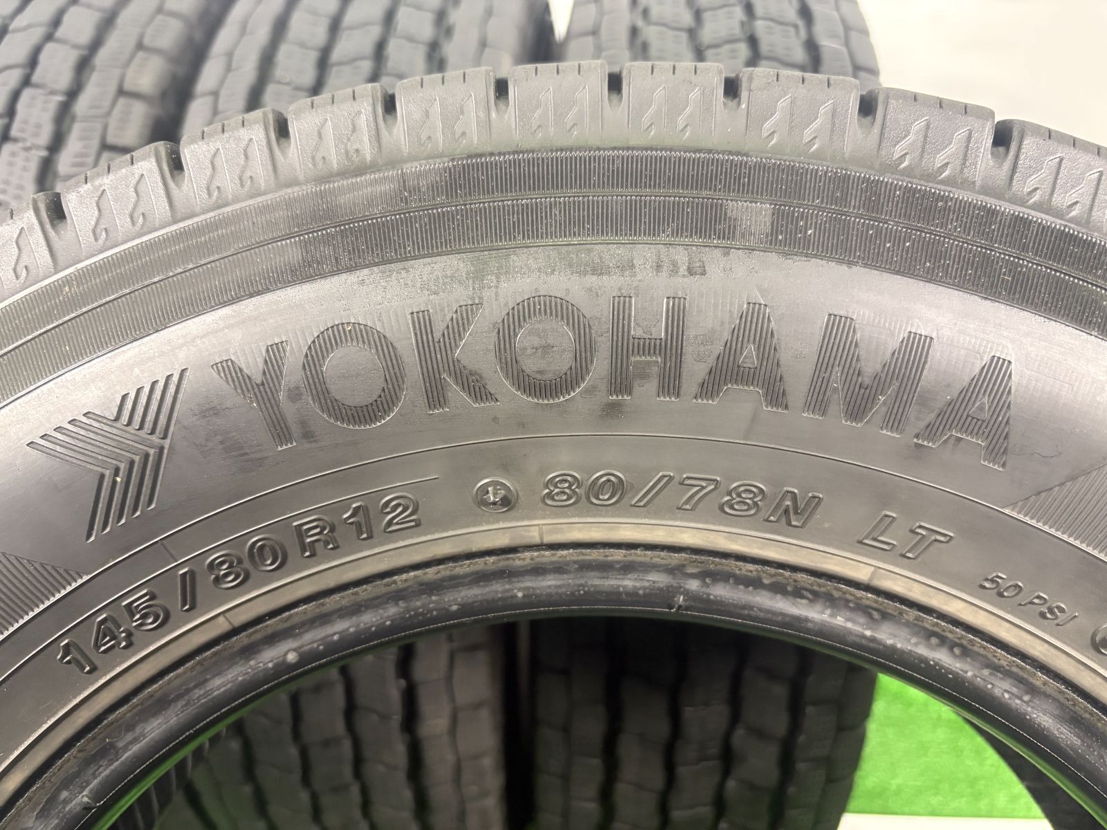 家庭的な 送料無料 145|80R12 LT ヨコハマ IG91 2020年製 4本 冬タイヤ スタッドレス TA672