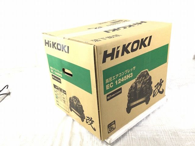HIKOKI ハイコーキ 100V 8L 常圧 高圧 エアコンプレッサー EC1245H3 CTN 改 黒 ブラック さわモデル HITACHI 日立工機 HRDEVELOPMENT_JP
