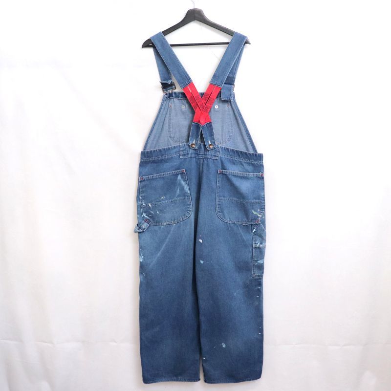 70s BIGMAC ローバック デニム オーバーオール メンズ XLサイズ相当 ビッグサイズ オーバーサイズ