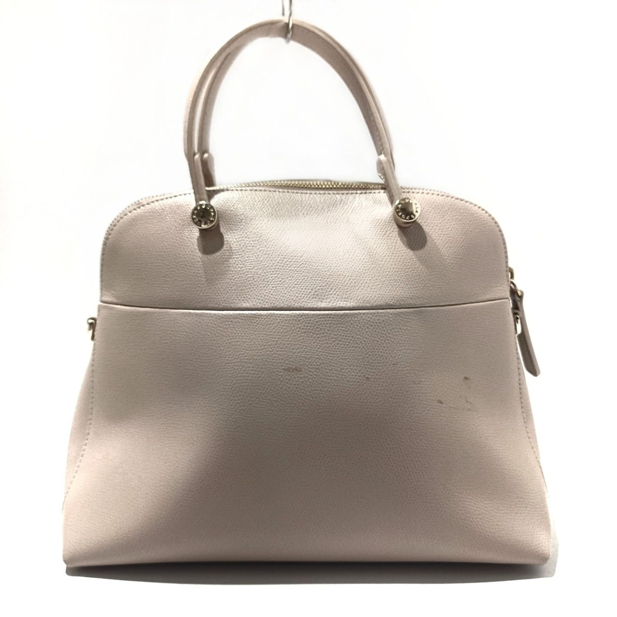FURLA(フルラ) ハンドバッグ パイパー ピンクベージュ レザー
