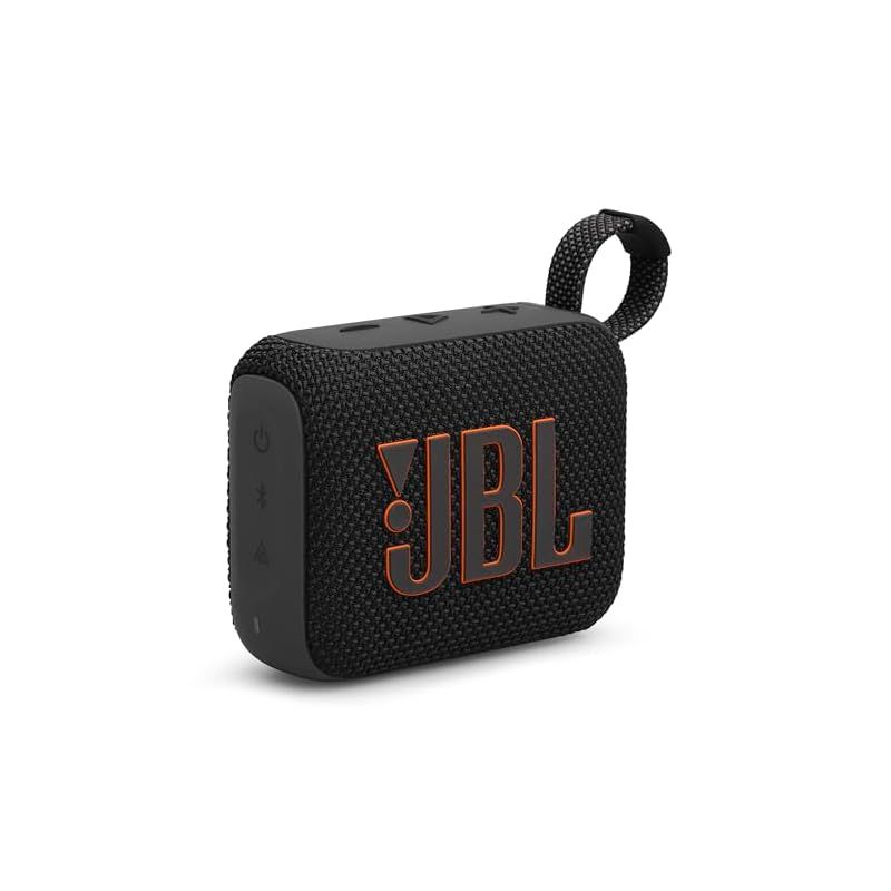JBL GO4 Bluetoothスピーカー USB C充電 IP67防塵防水 アプリ対応 パッシブラジエーター搭載 ポータブル ブラック JBLGO4BLK 1