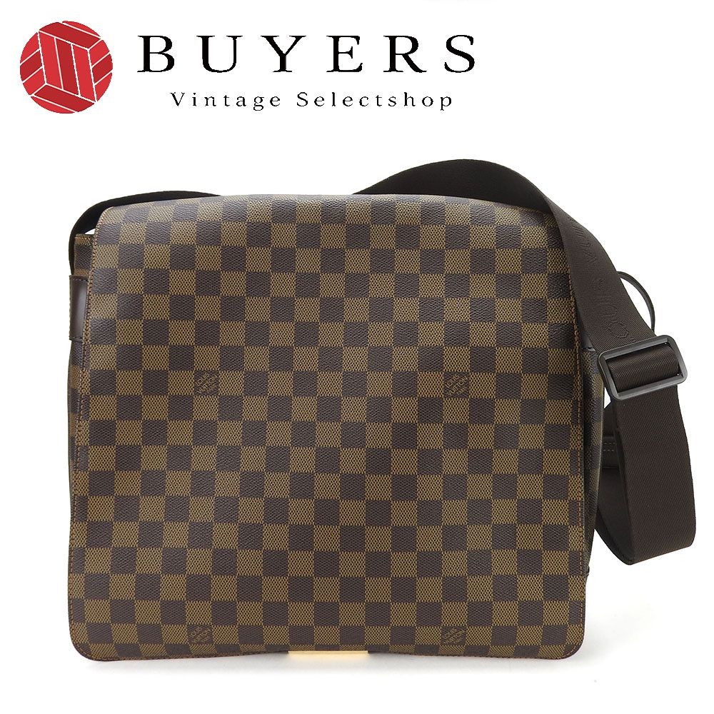 中古品】 Louis Vuitton ルイヴィトン バスティーユ ひどく ダミエ エベヌ ショルダーバッグ