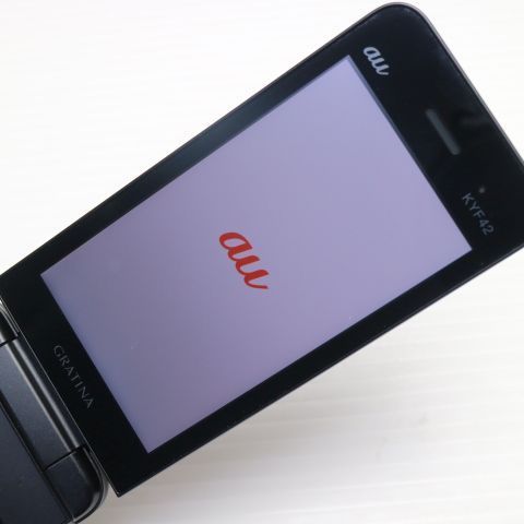 au GRATINA KYF42 ブラック　美品 超美品 GRATINA KYF42 ブラック 本体 即日発送 土日祝発送OK